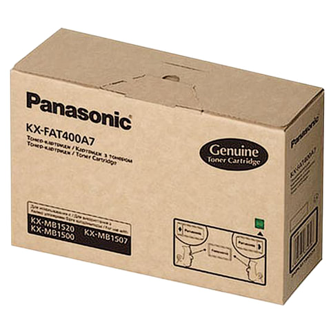 Тонер-картридж Panasonic (KX-FAT400A) KX-MB1500/1520, оригинальный, 1800 копий