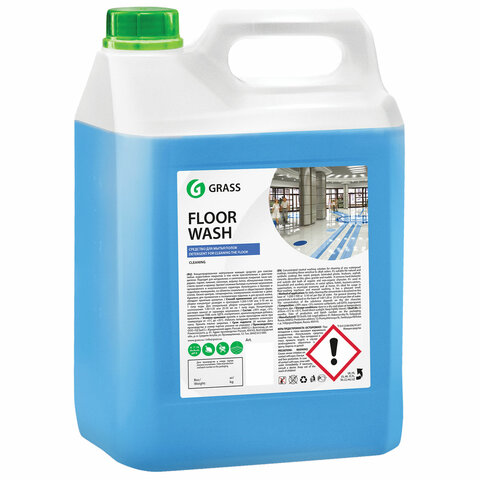 Средство для мытья пола 5,1 кг GRASS FLOOR WASH, нейтральное, низкопенное, концентрат, 125195