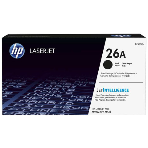 Картридж лазерный HP (CF226A) LaserJet Pro M402d/n/dn/dw/426dw/fdw/fdn, №26A, оригинальный, ресурс 3100 стр.