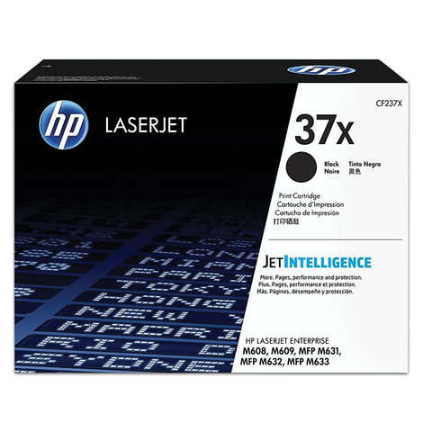 Картридж лазерный HP (CF237X) LaserJet Enterprise M608/M609/M631/M632, №37X, оригинальный, ресурс 25000 страниц