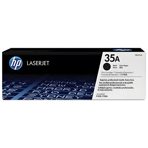 Картридж лазерный HP (CB435A) LaserJet P1005/P1006, №35А, оригинальный, ресурс 1500 страниц