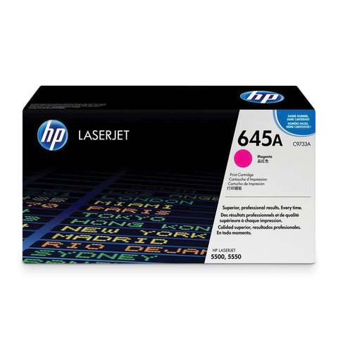 Картридж лазерный HP (C9733A) Color LaserJet 5500/5550, №645A, пурпурный, оригинальный, ресурс 12000 страниц