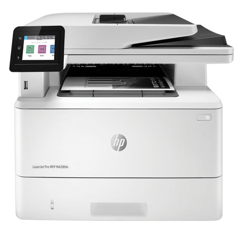 МФУ лазерное HP LaserJet Pro M428fdn "4 в 1", А4, 38 стр./мин, 80000 стр./мес., ДУПЛЕКС, ДАПД, сетевая карта, W1A32A